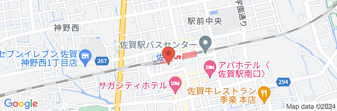 東横INN佐賀駅前の地図