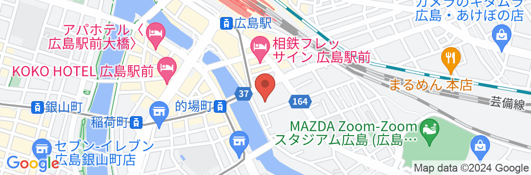 ランドーホテル広島プレステージの地図