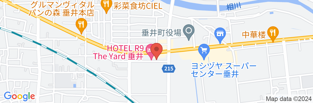 HOTEL R9 The Yard 垂井の地図
