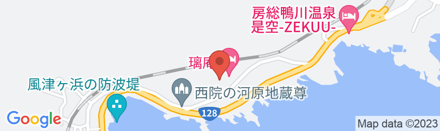 鴨川温泉 璃庵(りあん)の地図