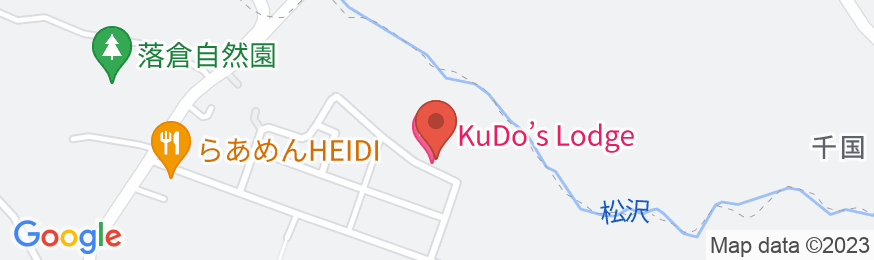 Kudo＇s Lodgeの地図