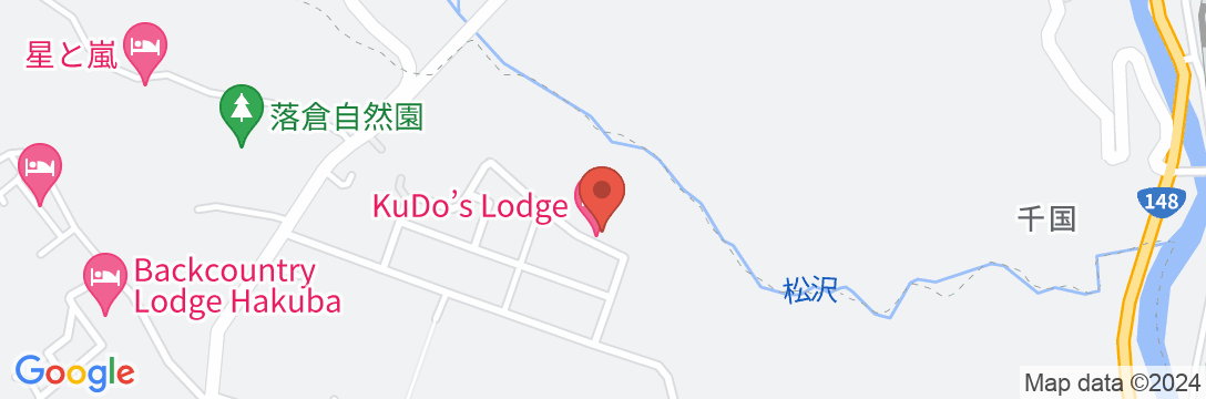 Kudo＇s Lodgeの地図
