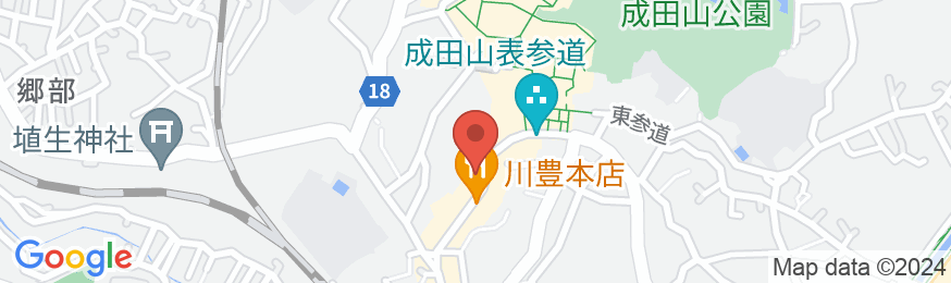 和空 成田山門前の地図