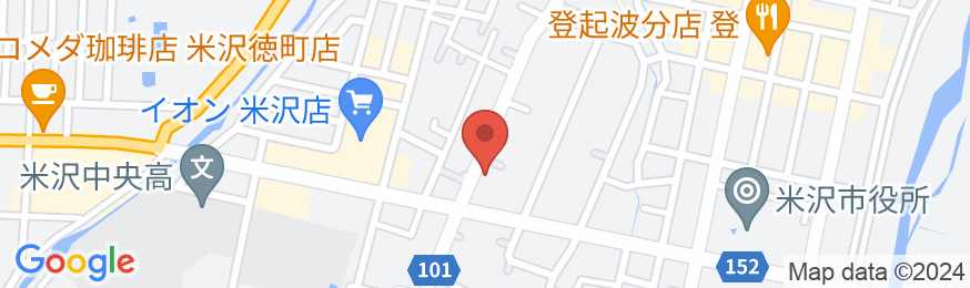 ホテルスロービレッジ 米沢の地図