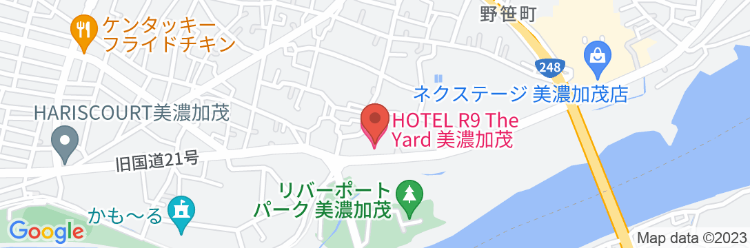 HOTEL R9 The Yard 美濃加茂の地図