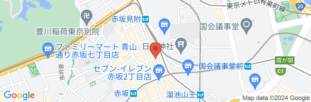 COCOSHUKU 赤坂 Premiumの地図