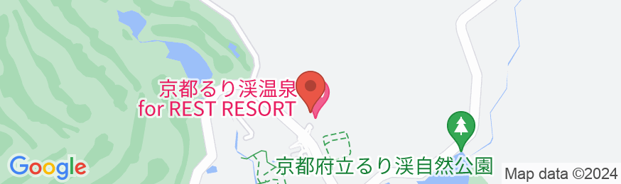 GRAX PREMIUM CAMP RESORT 京都 るり渓の地図