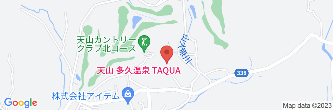 天山多久温泉 TAQUAの地図