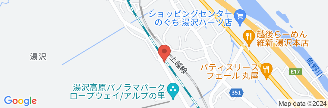 THE HOTEL YUZAWA ORIENTALの地図