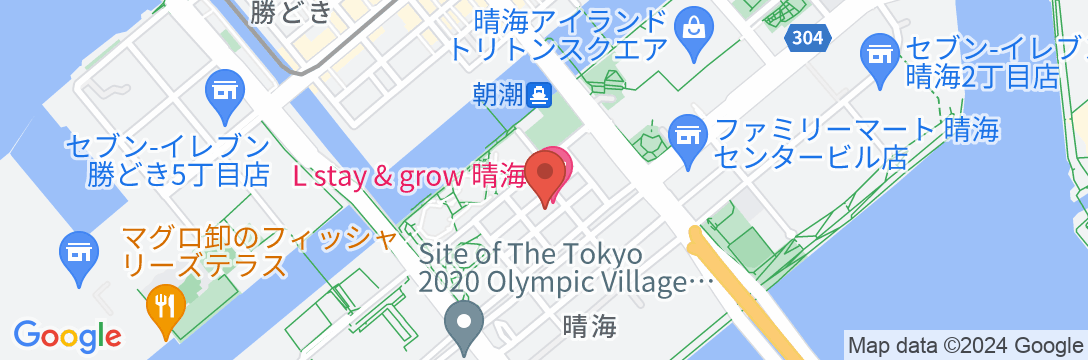 L stay&grow晴海の地図
