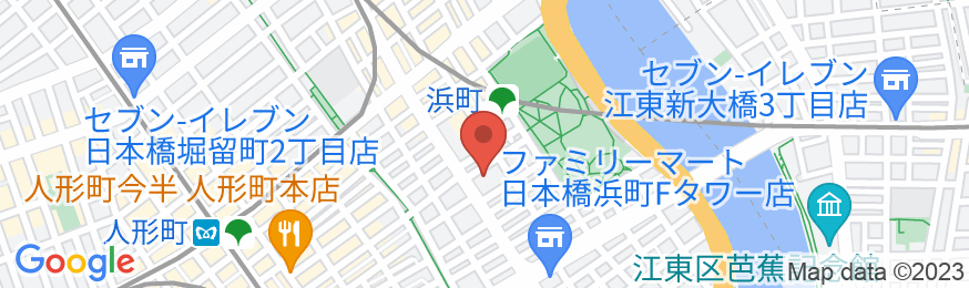 KOKO HOTEL Premier 日本橋浜町の地図