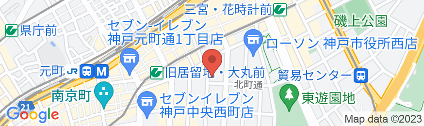 KOKO HOTEL 神戸三宮の地図