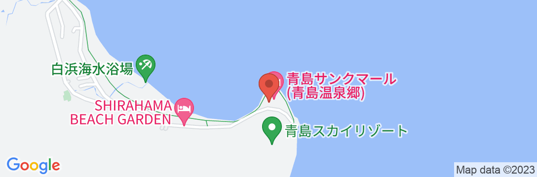 ホテル 青島サンクマールの地図