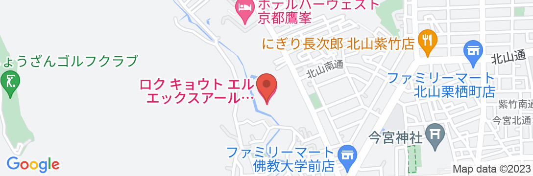 ROKU KYOTO, LXR Hotels & Resortsの地図