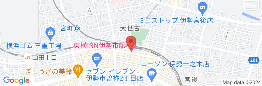 東横INN伊勢市駅の地図