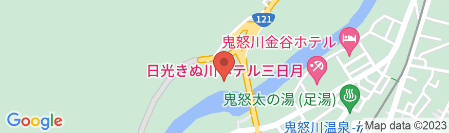 源泉かけ流しの宿 鬼怒川温泉 ホテルニューおおるりの地図