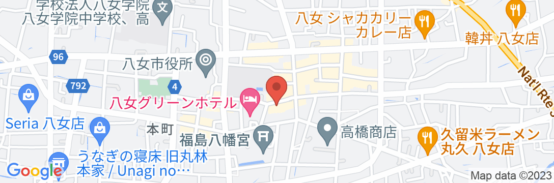 RITA 八女福島の地図