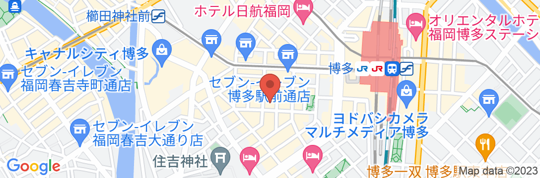 プリンス スマート イン 博多の地図