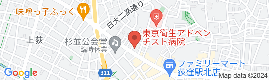 ホテルメルディア荻窪の地図