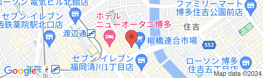 クロスライフ博多柳橋(オリックスホテルズ&リゾーツ)の地図