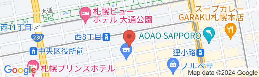 ウィンダムガーデン札幌大通の地図