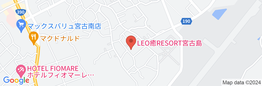 LEO癒リゾート宮古島<宮古島>の地図