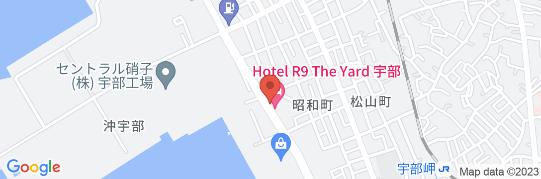 HOTEL R9 The Yard 宇部の地図