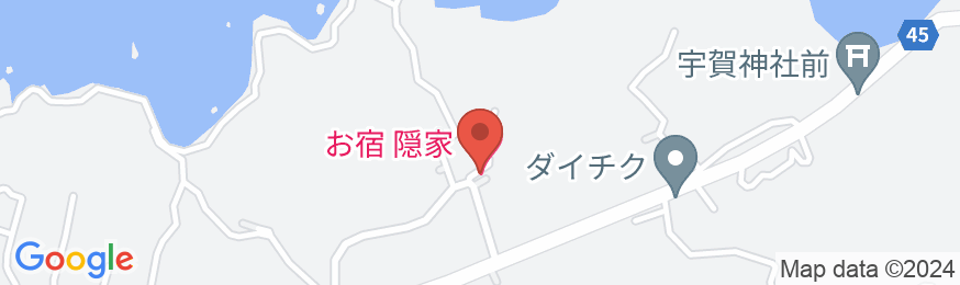 お宿 隠家<佐渡島>の地図