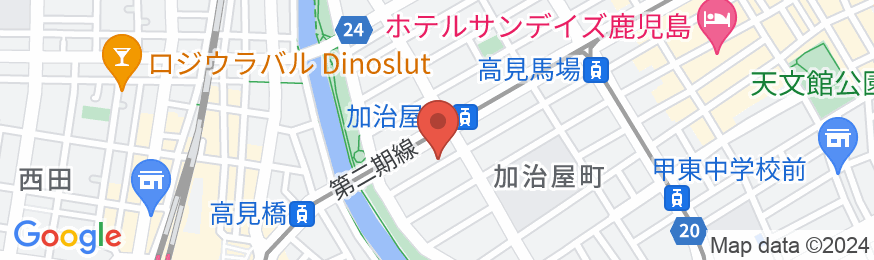 FAV HOTEL KAGOSHIMA CHUOの地図