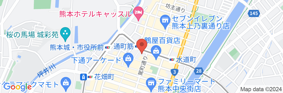 OMO5熊本 by 星野リゾートの地図