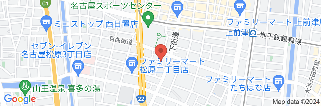 GOLD STAY 名古屋 大須の地図