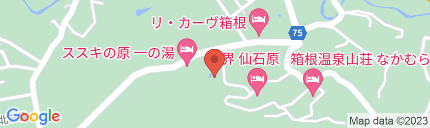 金乃竹 仙石原の地図