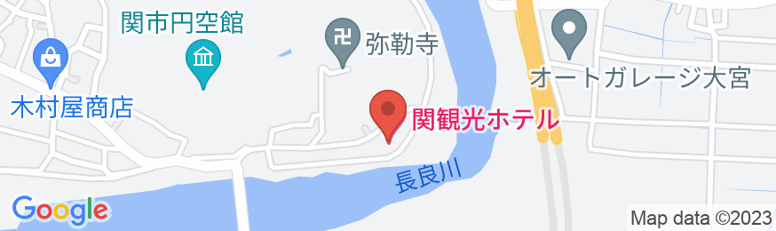 関観光ホテルの地図