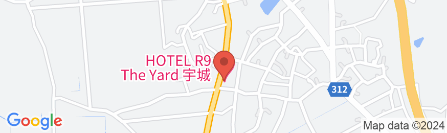 HOTEL R9 The Yard 宇城の地図