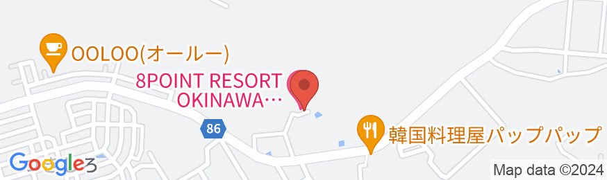 エイトポイントリゾート沖縄の地図