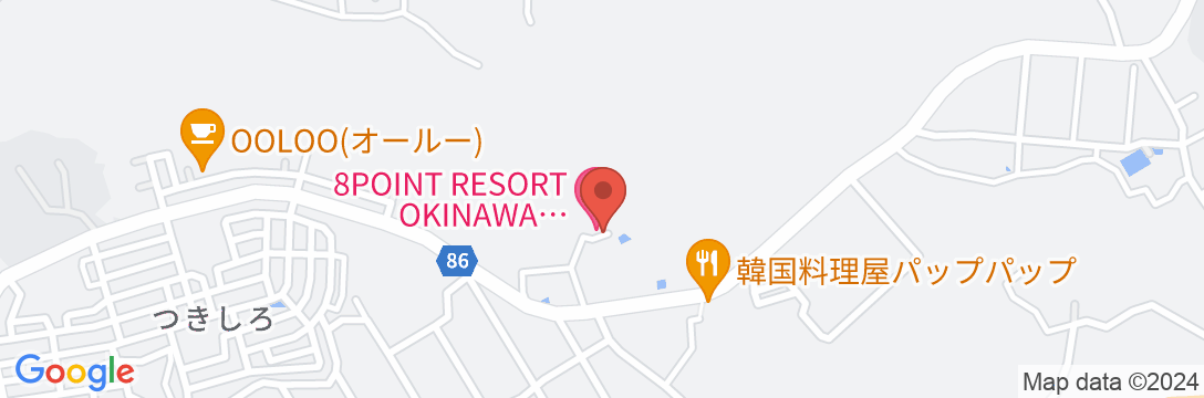 エイトポイントリゾート沖縄の地図