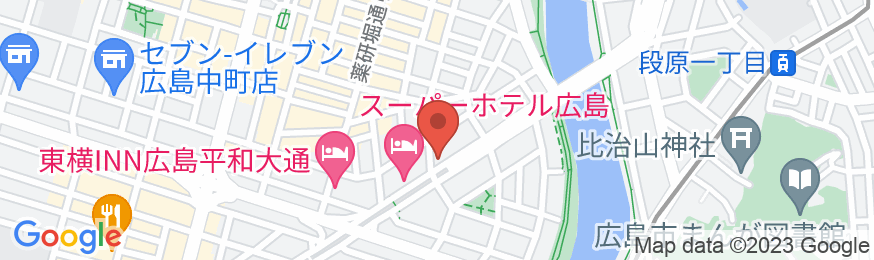 FAV HOTEL 広島平和大通りの地図
