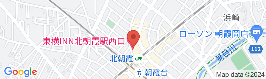 東横INN北朝霞駅西口の地図
