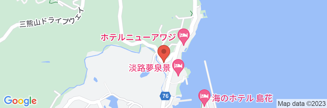 淡路島エイト民宿の地図