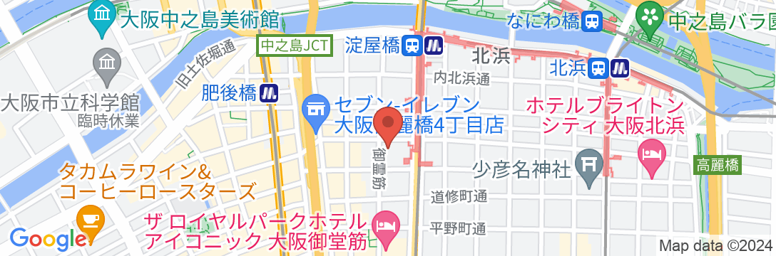 プリンス スマート イン 大阪淀屋橋の地図