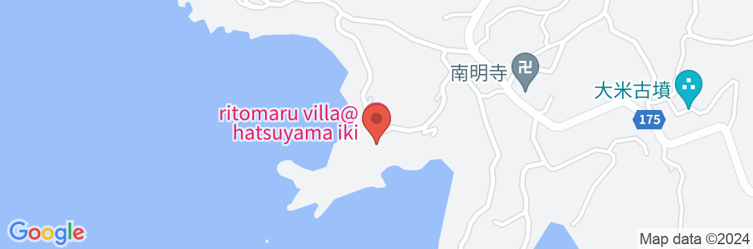 ritomaru villa @ hatsuyama iki<壱岐島>の地図