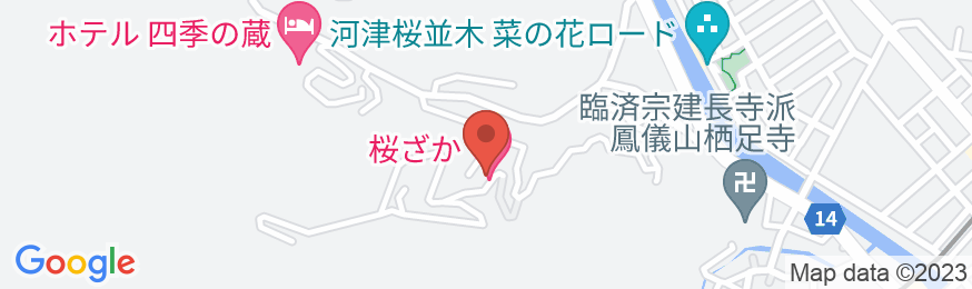 桜ざかの地図