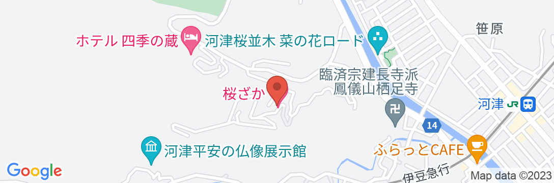 桜ざかの地図