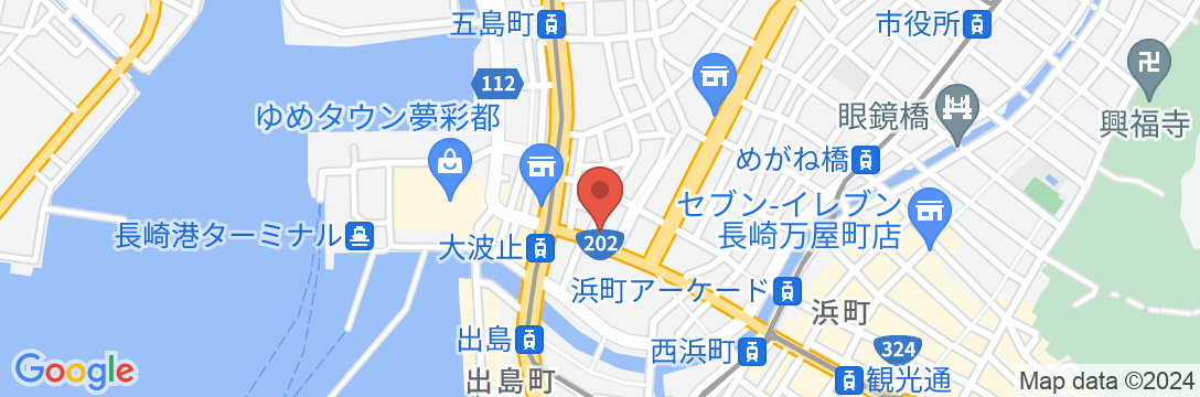 アパホテル〈長崎出島〉の地図