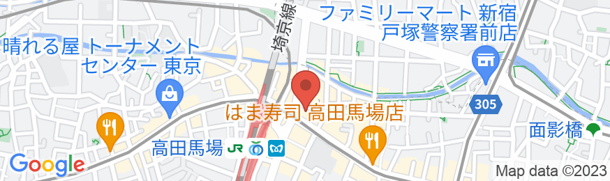 ベッセルイン高田馬場駅前(新宿・池袋)の地図