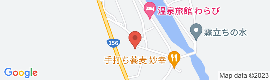 白山荘<岐阜県>の地図