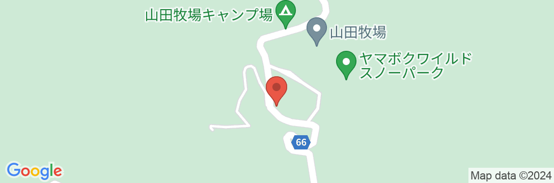 奥山田温泉 伊奈里館の地図