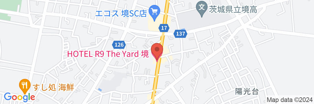 HOTEL R9 The Yard 境の地図
