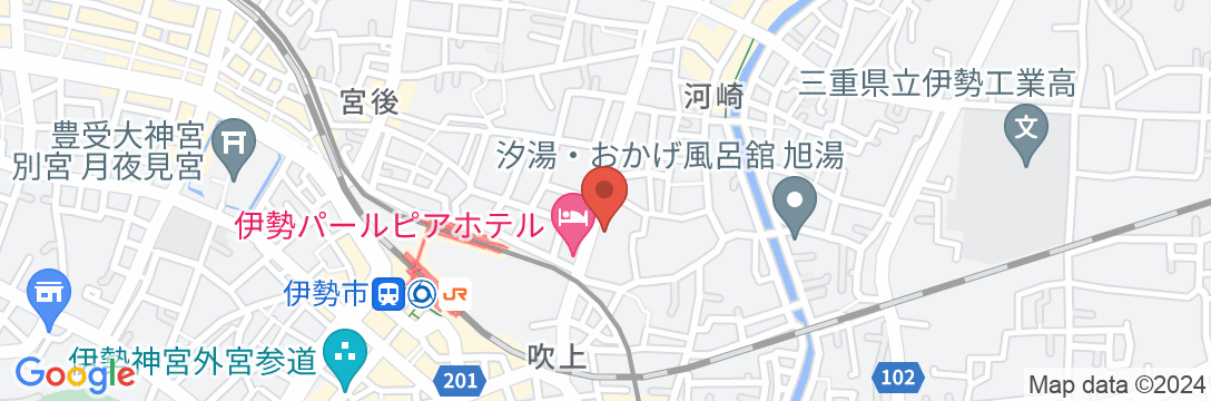 EN HOTEL Ise(エンホテル伊勢)の地図