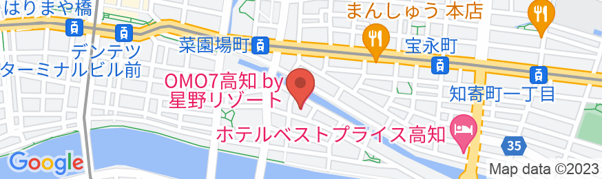 OMO7高知 by 星野リゾートの地図